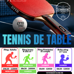 🏓 Le CTTD présent aux Forums des Associations !
